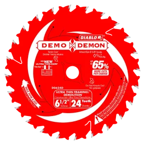 6-1/2 in. 24-Tooth Ultra-Thin Framing/Demolition Saw Blade