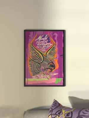 Air India Tata Bird Framed Poster