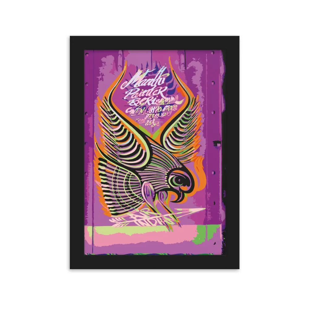 Air India Tata Bird Framed Poster
