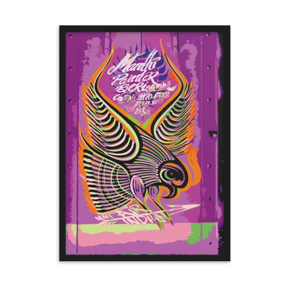 Air India Tata Bird Framed Poster