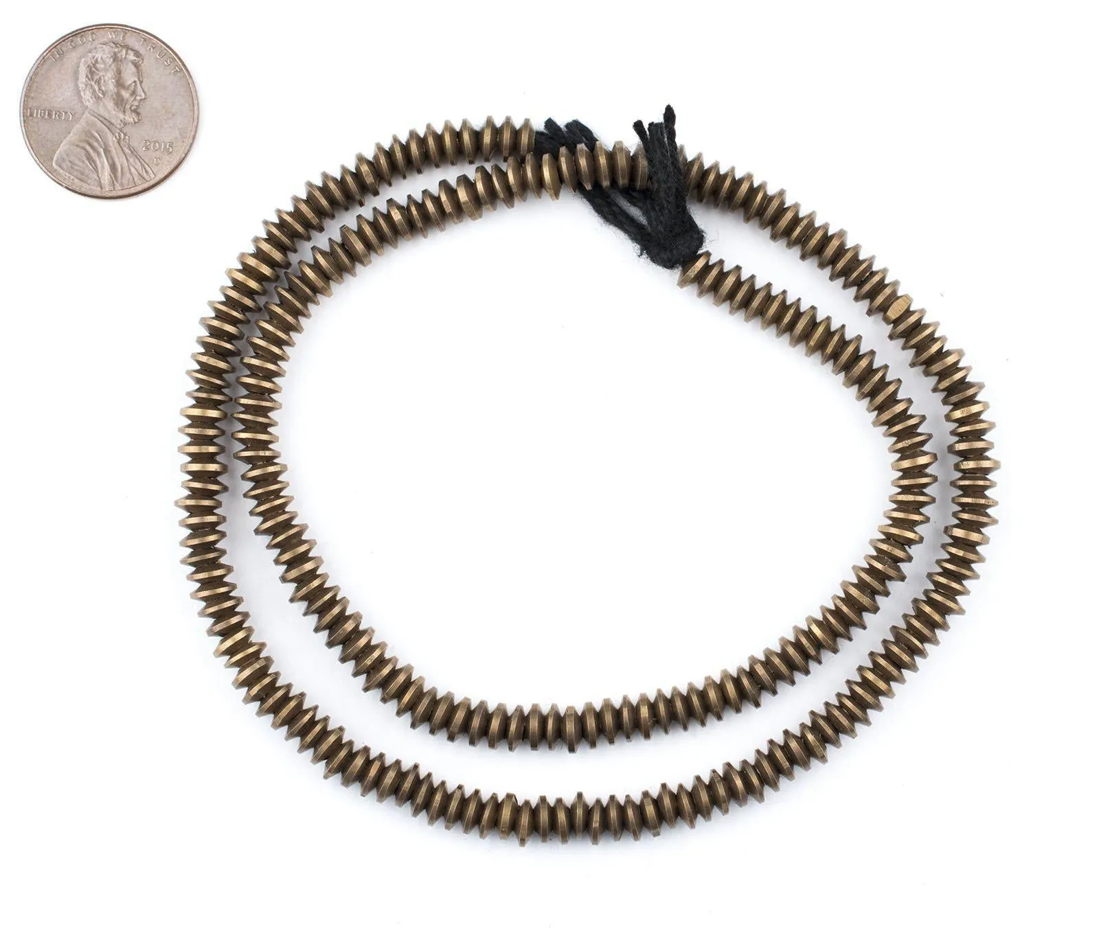 Antiqued Brass Saucer Beads (5mm)