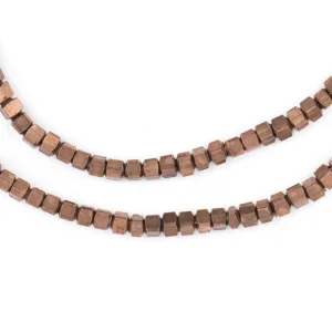 Antiqued Copper Cube Beads (3mm)