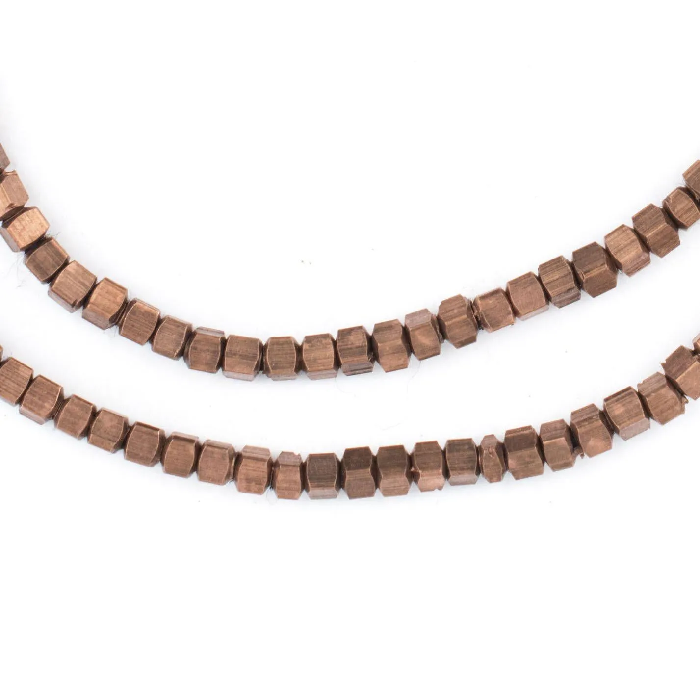 Antiqued Copper Cube Beads (3mm)