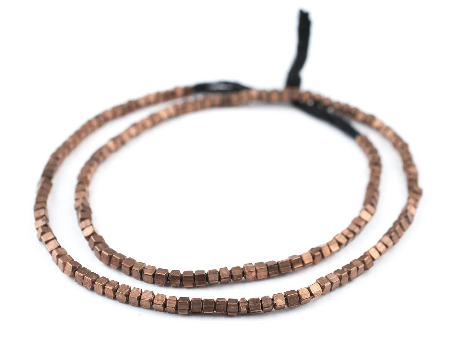 Antiqued Copper Cube Beads (3mm)