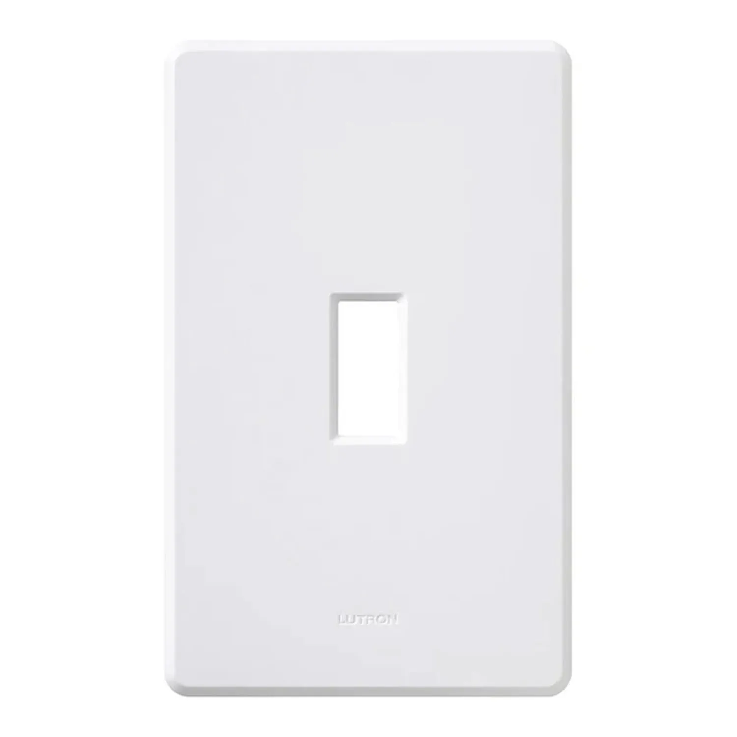 Ariadni 1-Gang Toggle Wall Plate, White