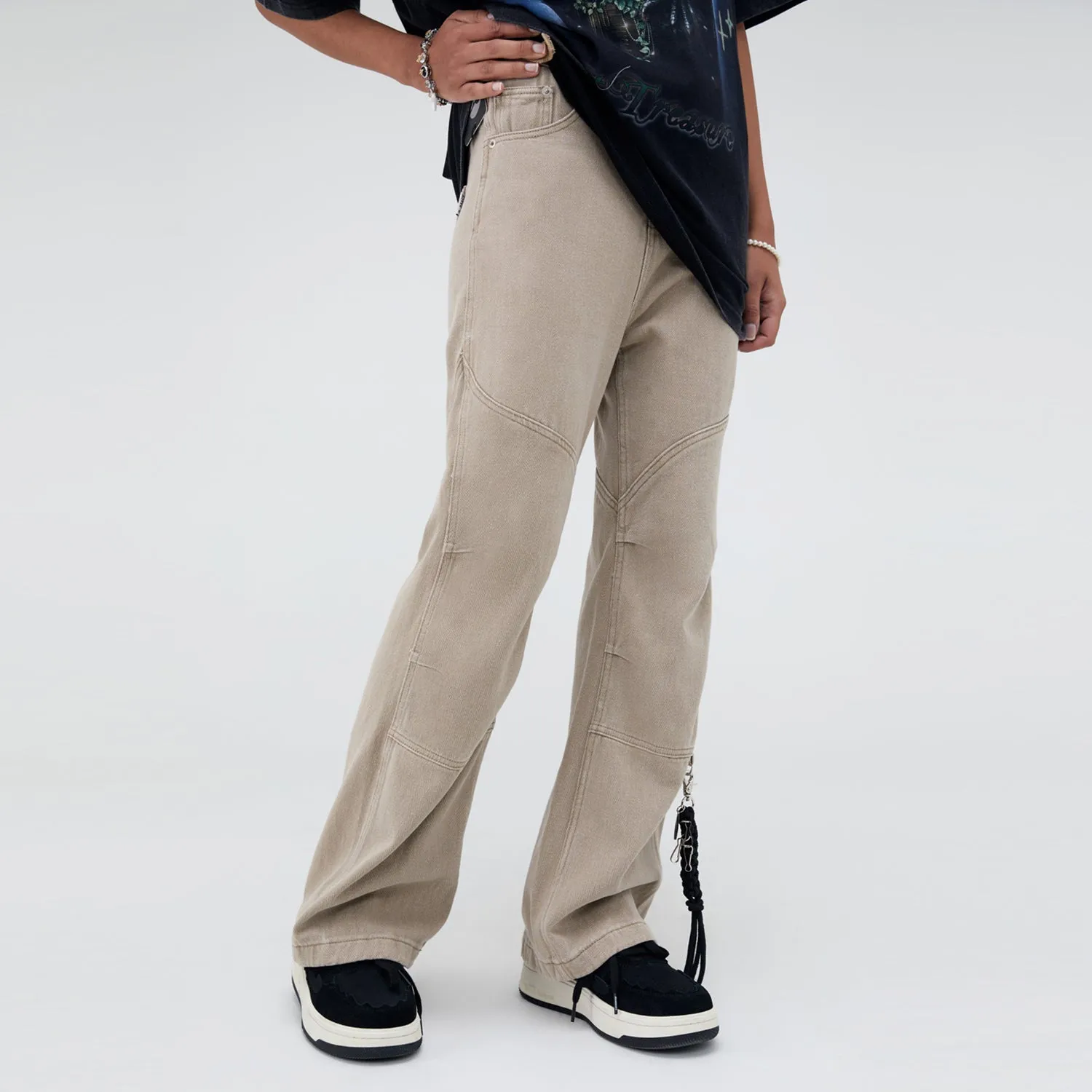 Braided String Regular Fit Pants