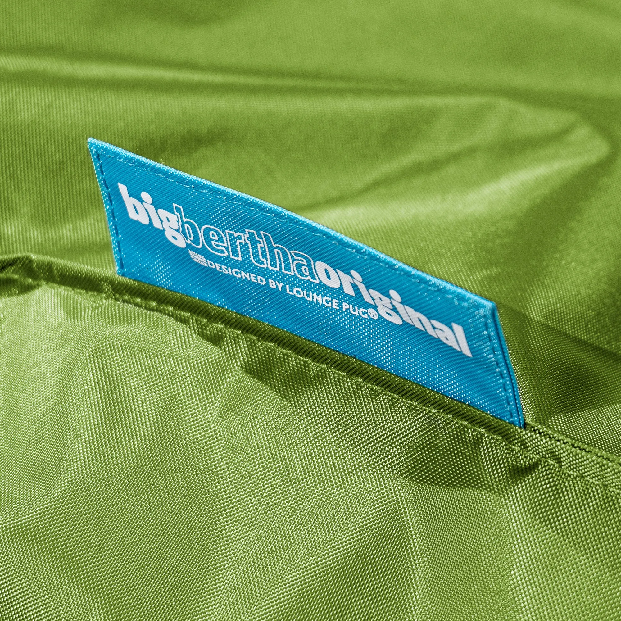 Children's Cocoon Waterproof Bean Bag 2-6 yr - SmartCanvas™ Lime Green