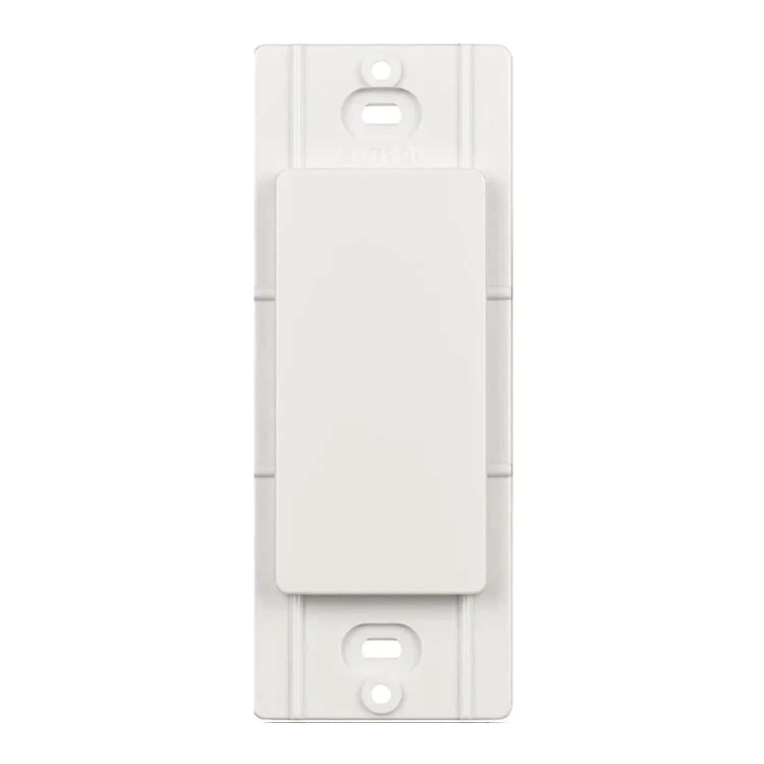 Diva Blank Decorator Outlet Insert, White