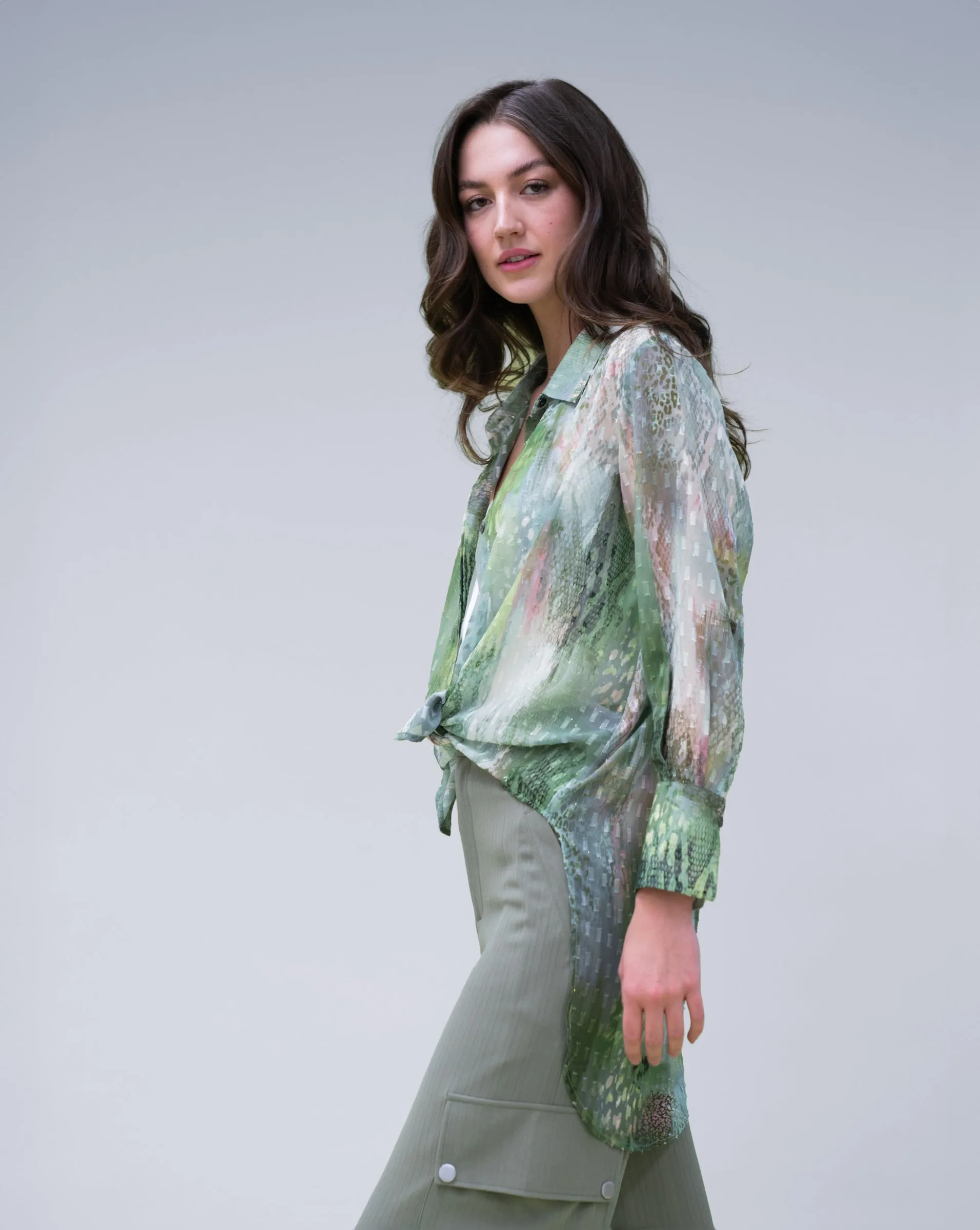 FINAL SALE - High-Low Hem Shirt