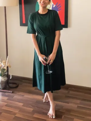 Forest Organic Cotton Jersey T-shirt Dress
