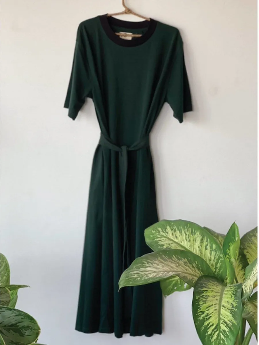 Forest Organic Cotton Jersey T-shirt Dress