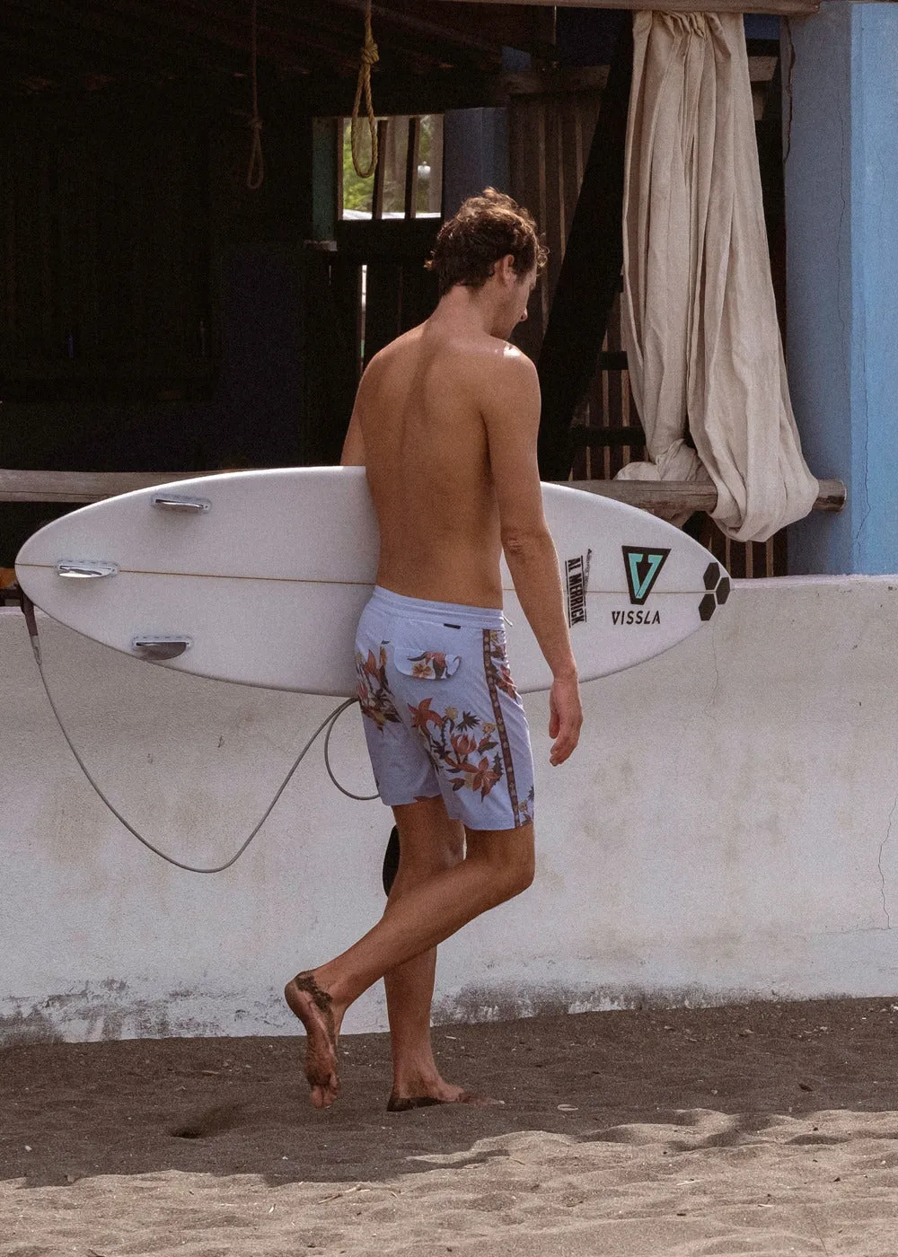 Hibiscus Haze 17.5" Boardshort
