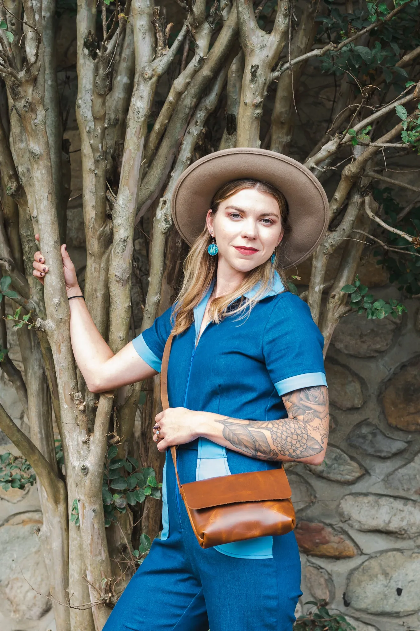 Limited Run | Icon Series | The Leather Mini Satchel | Embroidered Patch | Handmade leather small crossbody bag | Prince