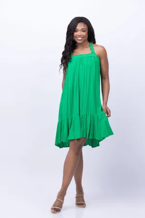 Maven West Strapless Dress in Emerald