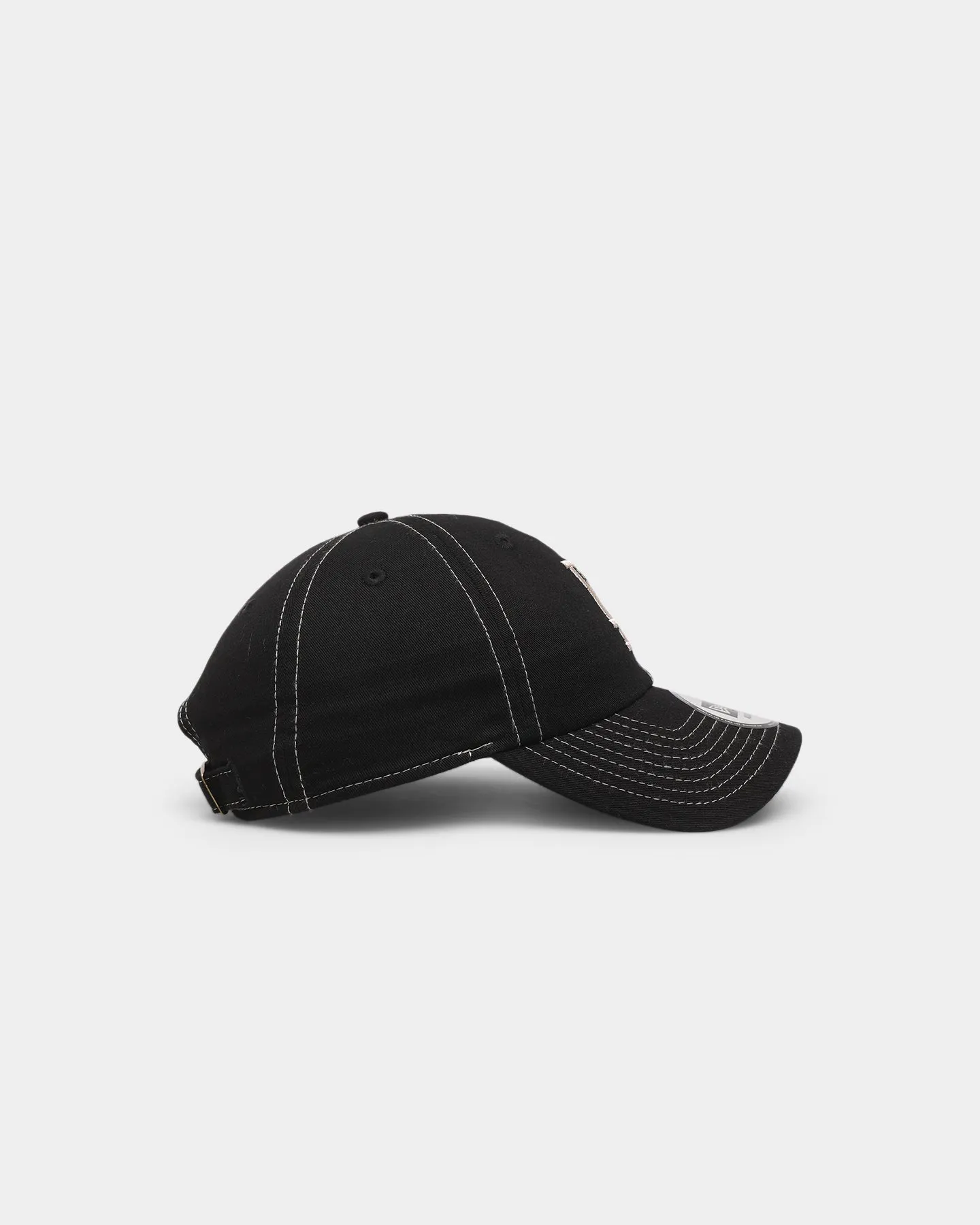 New Era Los Angeles Dodgers 'Black Contrast' Casual Classic Strapback Black/Stone