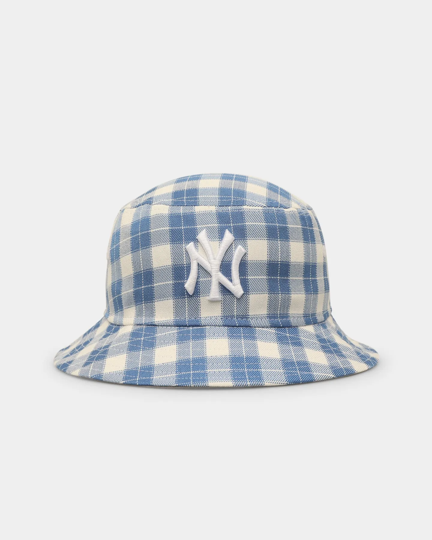 New Era New York Yankees 'Plaid' Bucket Hat Blue 