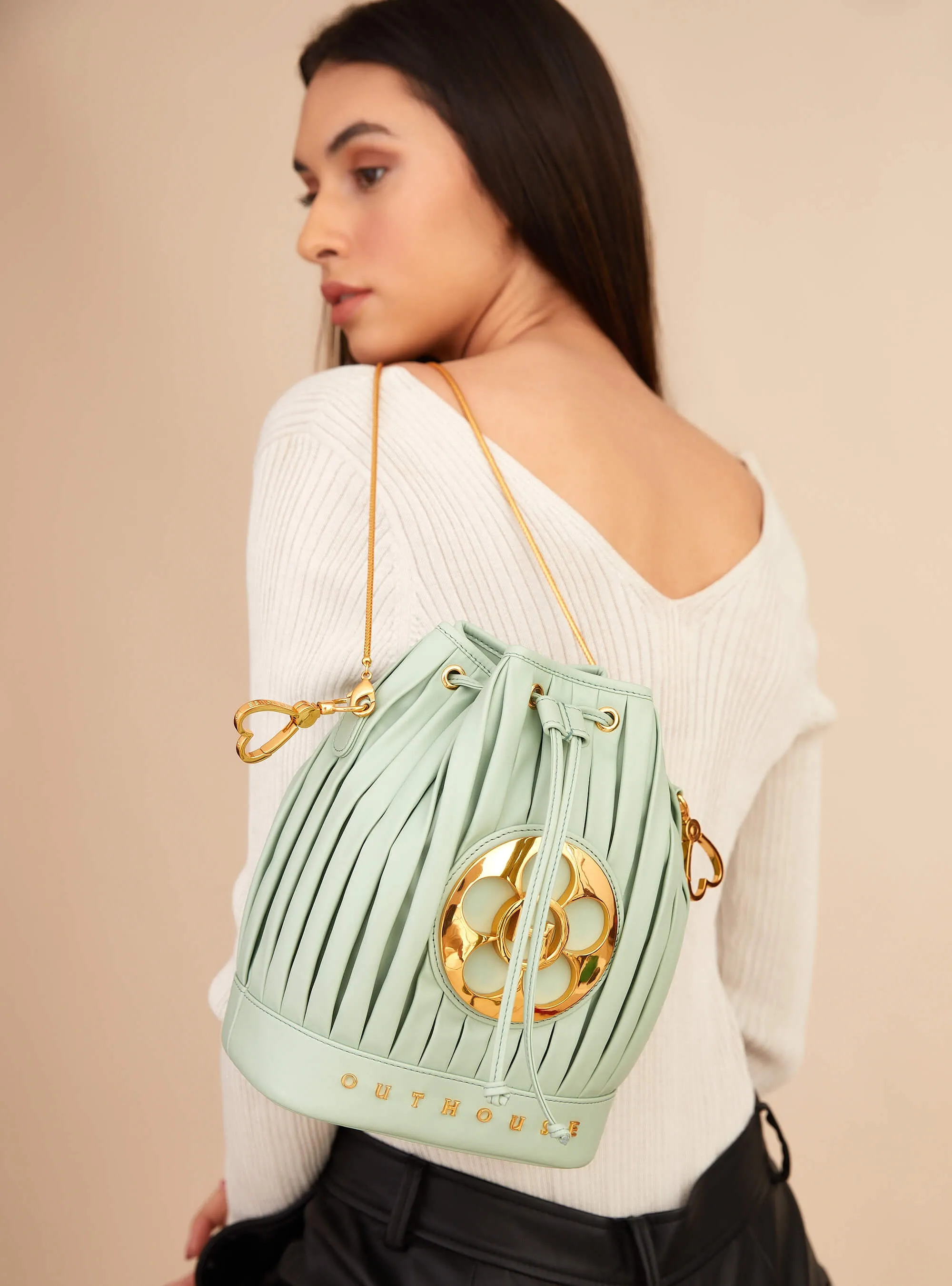 OH Poppi Bucket Bag in Macaron Green