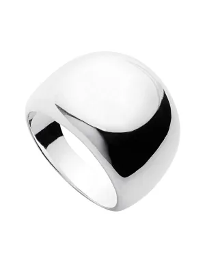 Panorama Silver Domed Ring