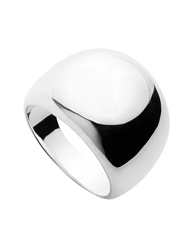 Panorama Silver Domed Ring