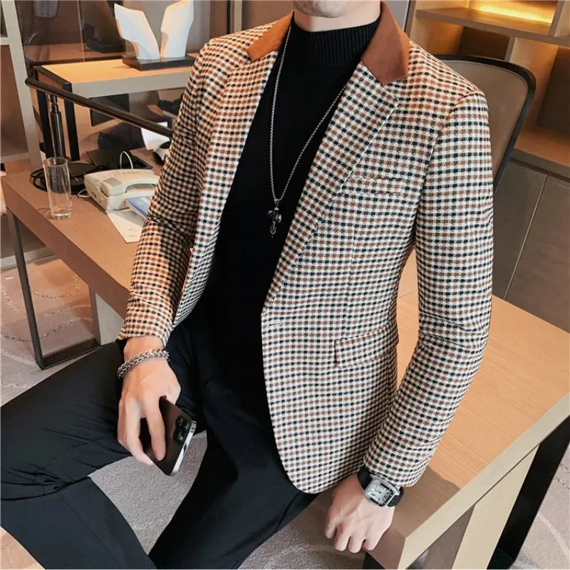 Plover Case Blazer Jacket: Timeless Elegance Meets Modern Versatility