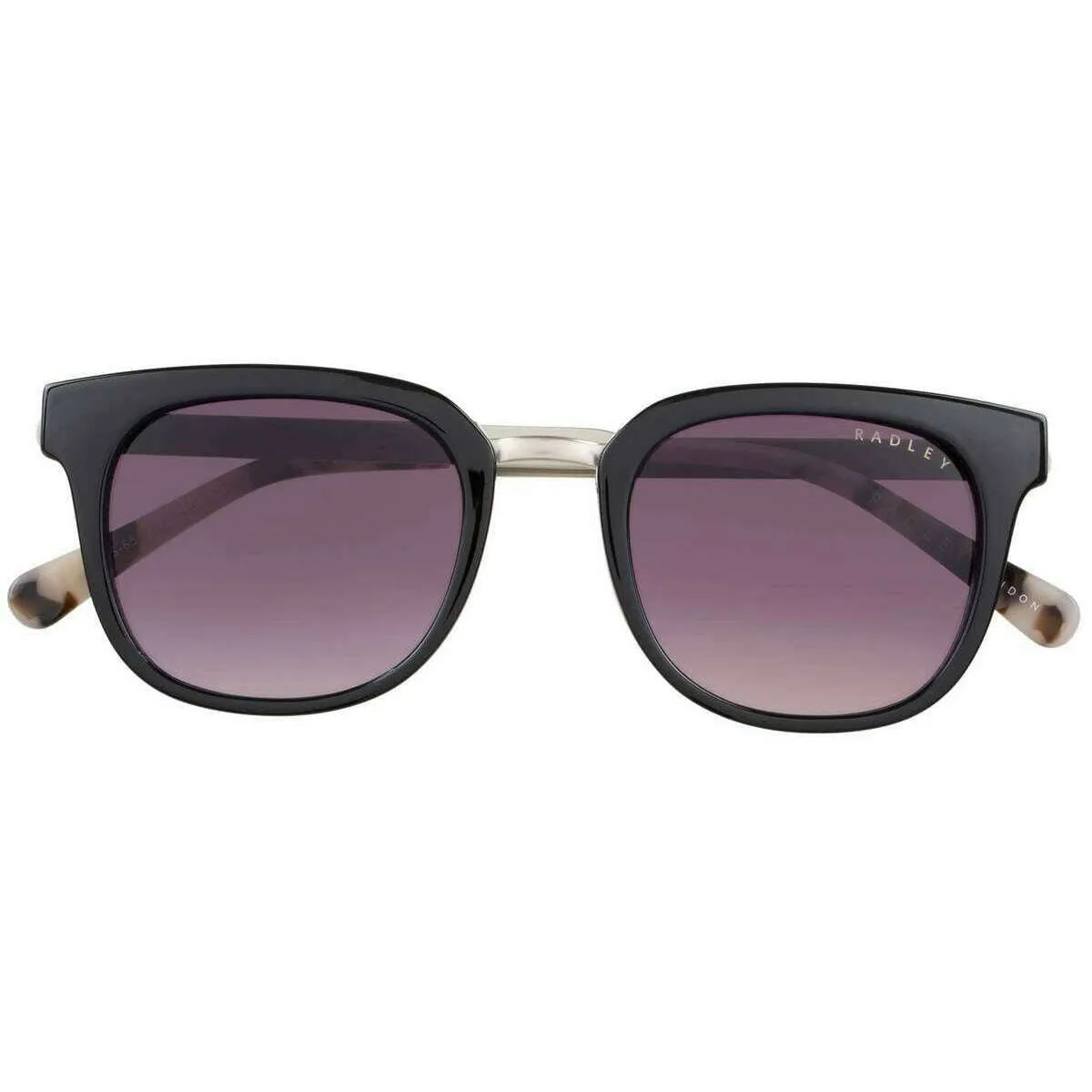 Radley London Versatile Shape Sunglasses - Black/Cream Tort