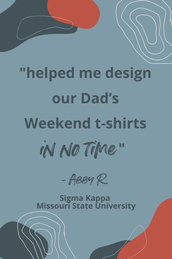 Sigma Kappa Quote Dad's Day Tee