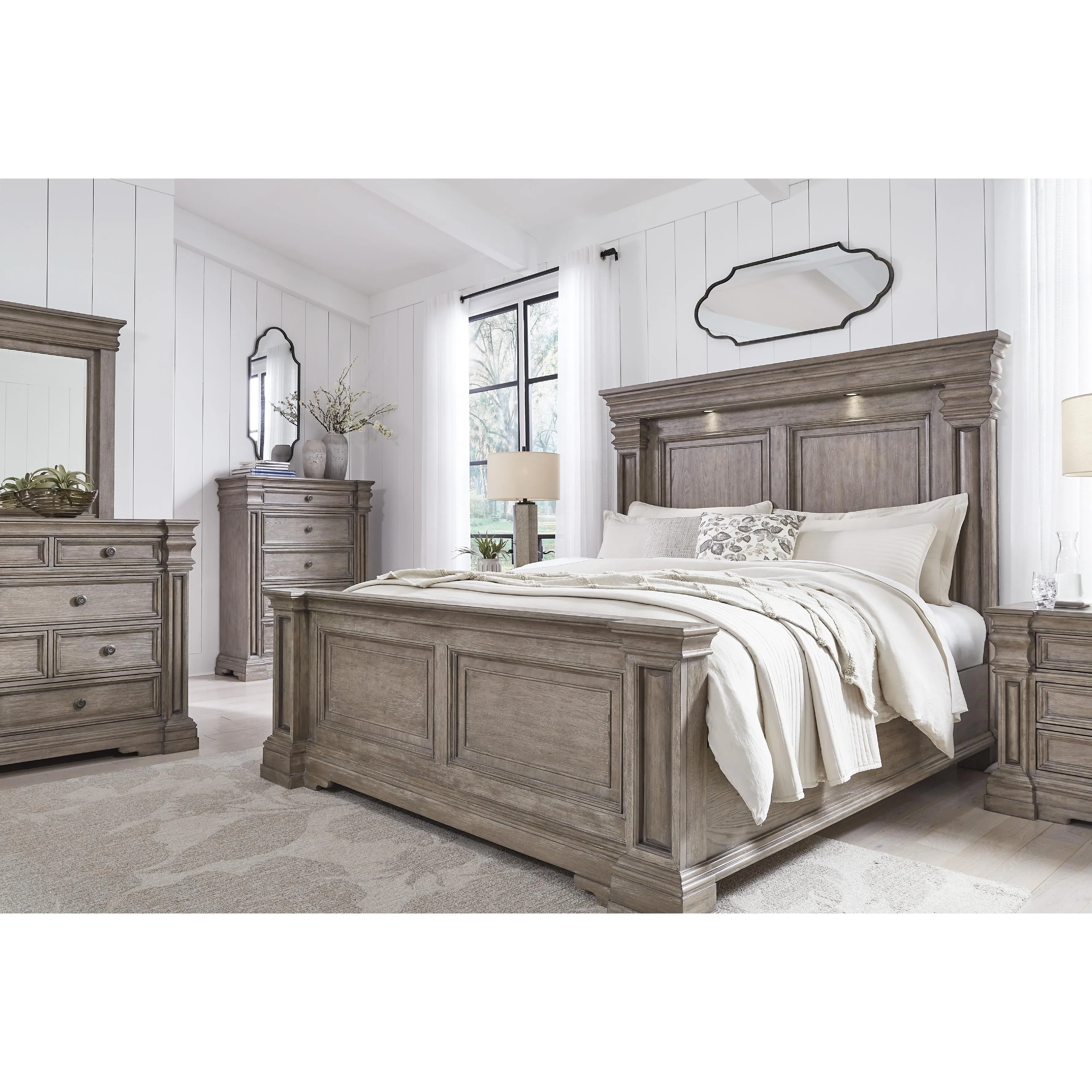 Signature Design by Ashley Blairhurst King Panel Bed B916-58/B916-56/B916-97
