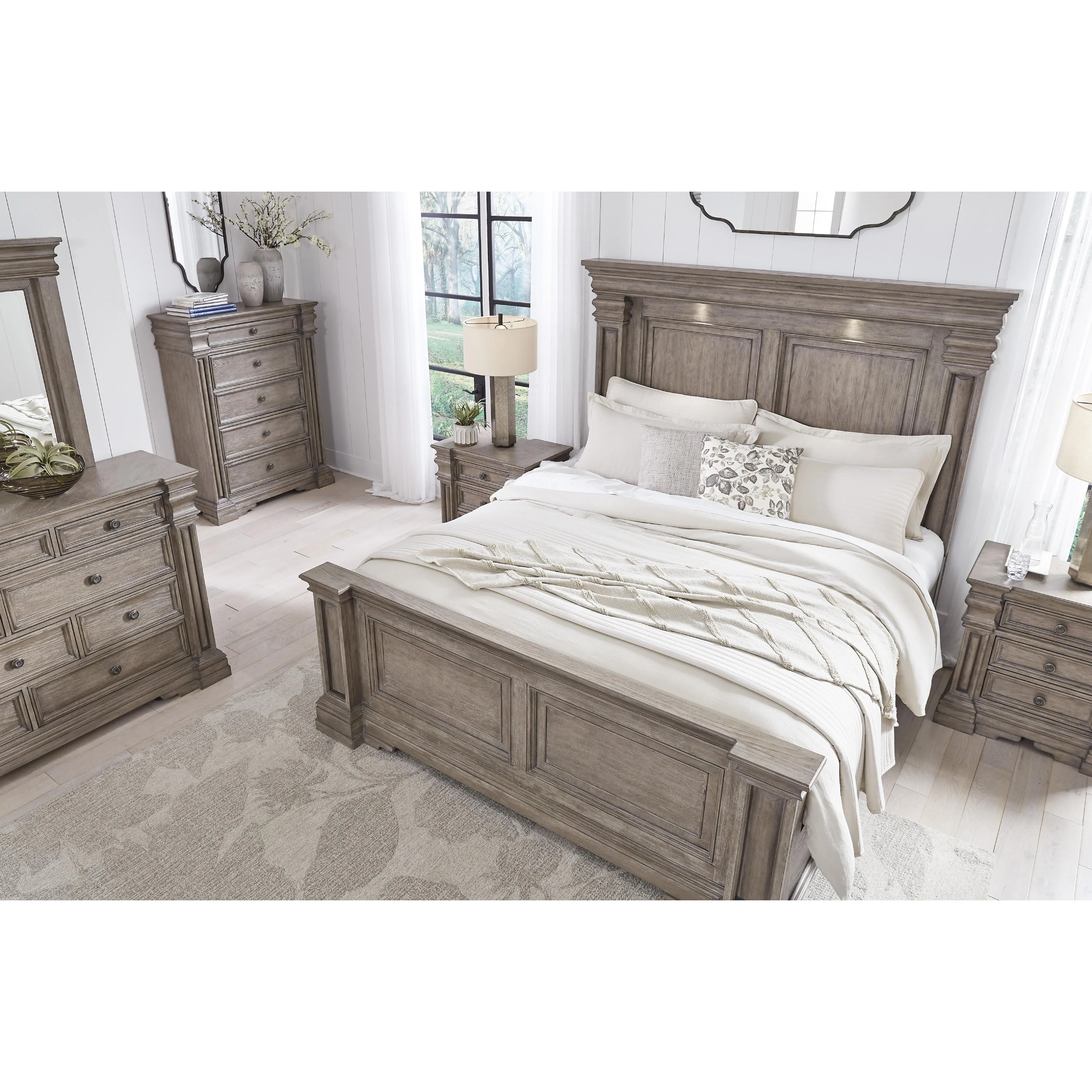 Signature Design by Ashley Blairhurst King Panel Bed B916-58/B916-56/B916-97