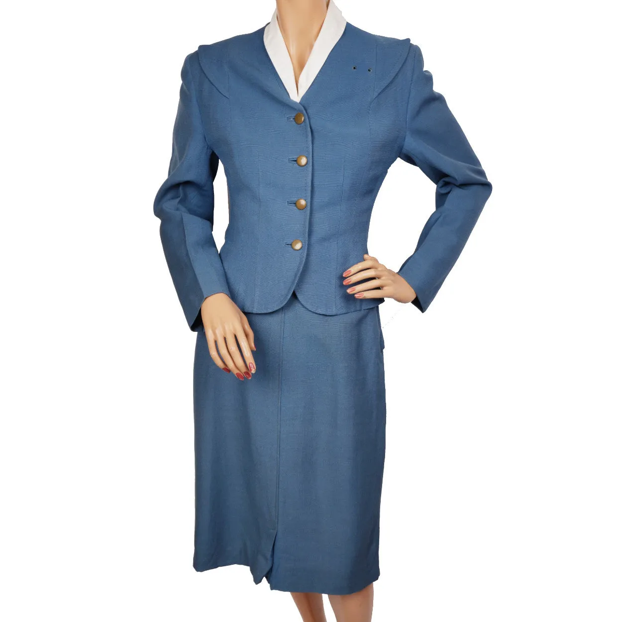 Vintage 50s TCA Airline Stewardess Uniform 1955 Flight Attendant Air Canada