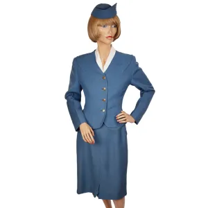 Vintage 50s TCA Airline Stewardess Uniform 1955 Flight Attendant Air Canada