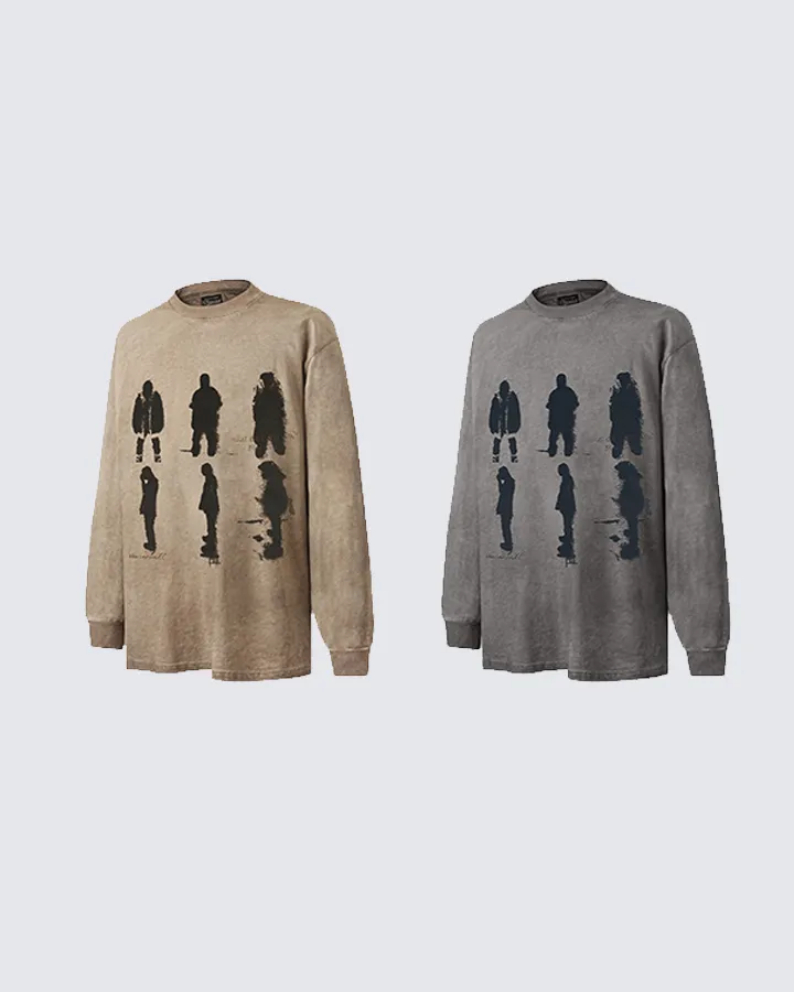 Vintage Washed Long Sleeve T-Shirt