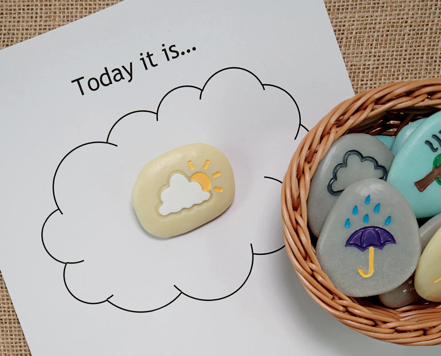 Weather Sensory Stones