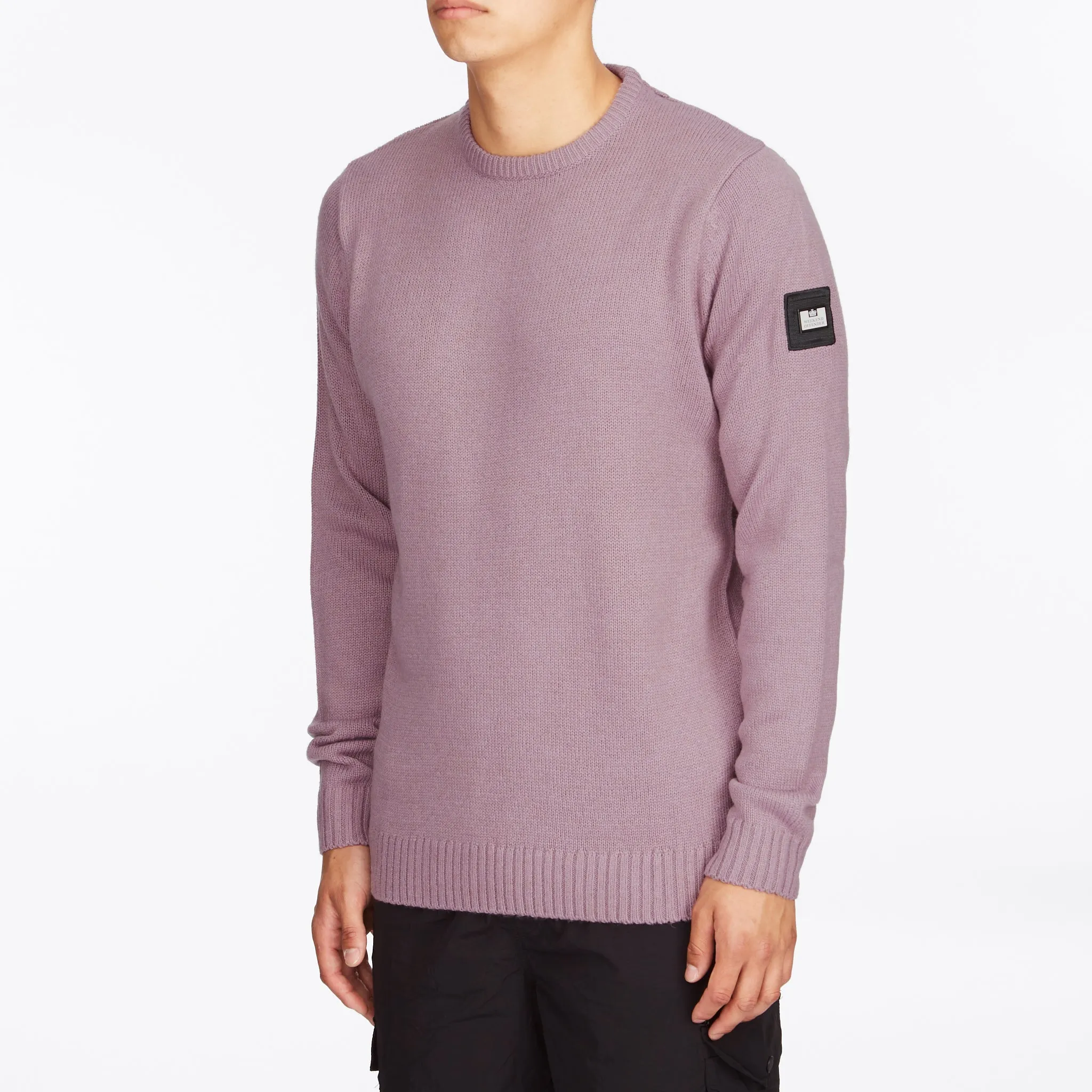 Weekend Offender Knitted Fishermans Crewneck Sweater - Cardona