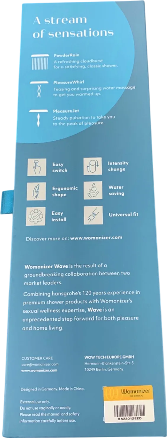 Womanizer Wave Handheld Shower Head Vibrator